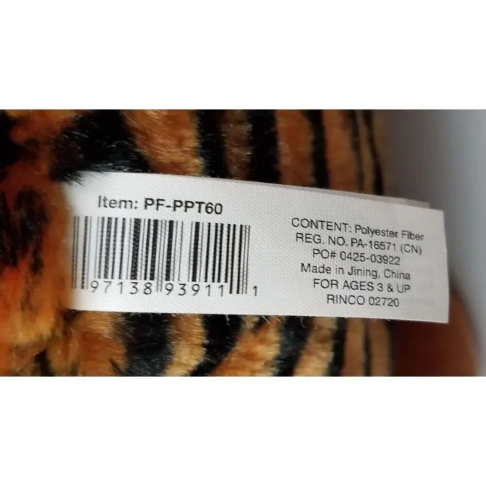 Giant Plump Pal Stuffed Tiger Plushie 24